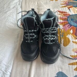LL BEAN Black and blue Hiking Boots